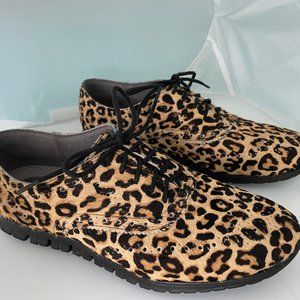 Cole Haan Zerogrand Leopard Wingtips